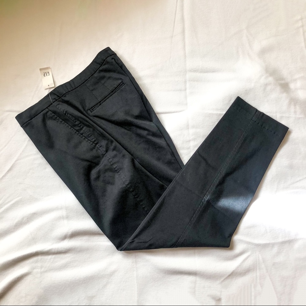 NWT Gap high rise slim crop black